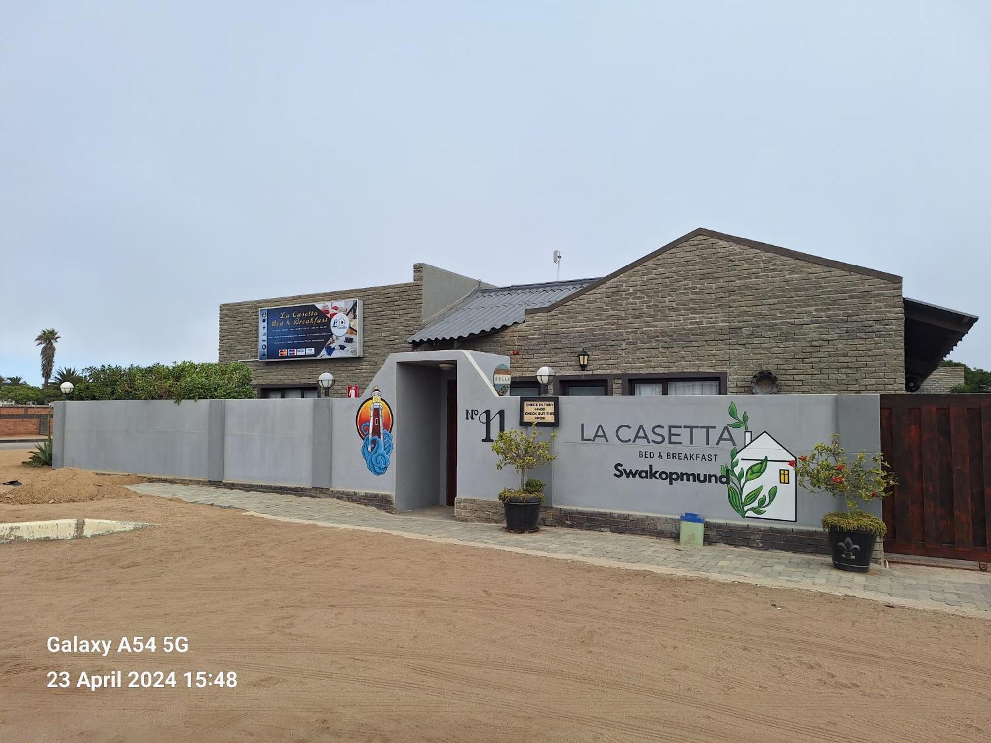 La Casetta Bed & Breakfast 斯瓦科普蒙德 外观 照片